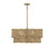 Savoy House - 7-1774-6-320 - Six Light Pendant - Ashburn - Warm Brass/Rope