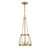 Savoy House - 7-1803-3-322 - Three Light Pendant - Crawford - Warm Brass