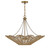 Savoy House - 7-1825-5-320 - Five Light Pendant - Cyperas - Warm Brass and Rope