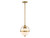 Savoy House - 7-3100-1-322 - One Light Pendant - Westbourne - Warm Brass