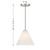 Blair One Light Mini-Pendant (7-4011-1-SN)