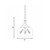 Octave Three Light Pendant (7-4034-3-BK)