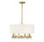 Savoy House - 7-4366-4-322 - Four Light Pendant - Dahlia - Warm Brass