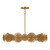 Savoy House - 7-6381-5-60 - Five Light Pendant - Abbott - Distressed Gold