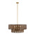 Savoy House - 7-9284-7-220 - Seven Light Pendant - Silencio - Riviera Brass