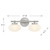 Barrow Two Light Bathroom Vanity (8-1050-2-SN)