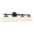 Barrow Four Light Bathroom Vanity (8-1050-4-BK)
