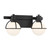 Pierce Two Light Bathroom Vanity (8-1060-2-BK)