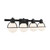 Pierce Four Light Bathroom Vanity (8-1060-4-BK)