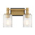 Savoy House - 8-1102-2-143 - Two Light Bathroom Vanity - Concord - Matte Black with Warm Brass