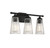 Chantilly Three Light Bathroom Vanity (8-1745-3-BK)