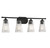 Chantilly Four Light Bathroom Vanity (8-1745-4-BK)
