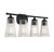 Chantilly Four Light Bathroom Vanity (8-1745-4-BK)
