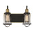 Savoy House - 8-1780-2-79 - Two Light Bath Bar - Lansing - English Bronze and Warm Brass