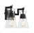 Lakewood Two Light Bathroom Vanity (8-1830-2-BK)