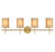 Savoy House - 8-2055-4-322 - Four Light Bathroom Vanity - Camden - Warm Brass