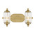 Savoy House - 8-3024-2-322 - Two Light Bathroom Vanity - Holton - Warm Brass
