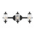 Savoy House - 8-3024-3-BK - Three Light Bathroom Vanity - Holton - Matte Black