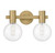 Wright Two Light Bathroom Vanity (8-3076-2-322)