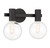 Wright Two Light Bathroom Vanity (8-3076-2-BK)