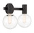 Wright Two Light Bathroom Vanity (8-3076-2-BK)