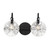 Savoy House - 8-3981-2-BK - Two Light Bathroom Vanity - Addison - Matte Black