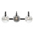 Savoy House - 8-3981-3-BK - Three Light Bathroom Vanity - Addison - Matte Black
