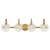 Savoy House - 8-3981-4-322 - Four Light Bathroom Vanity - Addison - Warm Brass