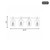Octave Four Light Bath Bar (8-4030-4-BK)