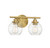 Carson Two Light Bath Bar (8-4050-2-322)