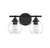Carson Two Light Bath Bar (8-4050-2-BK)