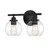 Carson Two Light Bath Bar (8-4050-2-BK)