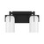 Caldwell Two Light Bathroom Vanity (8-4128-2-BK)