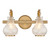 Savoy House - 8-4417-2-322 - Two Light Bathroom Vanity - Adams - Warm Brass