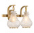 Adams Two Light Bathroom Vanity (8-4417-2-322)