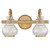 Adams Two Light Bathroom Vanity (8-4417-2-322)