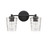 Ballas Two Light Bathroom Vanity (8-5606-2-BK)