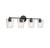 Ballas Four Light Bathroom Vanity (8-5606-4-BK)