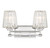 Savoy House - 8-6001-2-109 - Two Light Bathroom Vanity - Garnet - Polished Nickel
