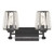 Garnet Two Light Bathroom Vanity (8-6001-2-BK)