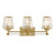 Savoy House - 8-6001-3-322 - Three Light Bathroom Vanity - Garnet - Warm Brass