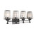 Garnet Four Light Bathroom Vanity (8-6001-4-BK)