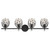 Savoy House - 8-6601-4-BK - Four Light Bathroom Vanity - Moreno - Matte Black