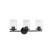Marshall Three Light Bath Bar (8-8020-3-BK)