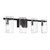 Genry Four Light Bathroom Vanity (8-8204-4-BK)