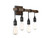 Burgess Four Light Bath Bar (8-993-4-41)