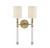 Savoy House - 9-103-2-322 - Two Light Wall Sconce - Fremont - Warm Brass