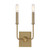 Savoy House - 9-4044-2-322 - Two Light Wall Sconce - Avondale - Warm Brass