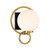 Savoy House - 9-6180-1-143 - One Light Wall Sconce - Alhambra - Matte Black w/Warm Brass