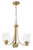 Craftmade - 50523-SB - Three Light Chandelier - Bolden - Satin Brass